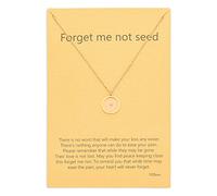 Miscarriage Gifts for Mothers Forget Me Not Seed Necklace Gold