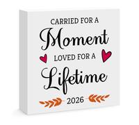 Miscarriage Gifts for Mothers Memorial Wooden Box Sign for Pregnancy Loss Remembrance Bereavement Sympathy Gifts for Parents Memorial Gift for Loss of Baby Infant