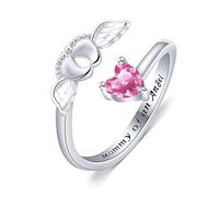 Miscarriage Gifts for Mothers Mommy of An Angel Ring Loss of Baby Sympathy Gifts for Miscarriage Loss Miscarriage Memorial Gifts, Brass, Crystal