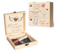 Miscarriage Keepsake Box-Miscarriage Gifts for Mothers Fathers Parents,Pregnancy/Infant Loss Sympathy Gift,Miscarriage Memorial,Wooden Memory Box,Bereavement Care Package