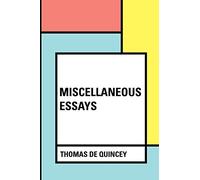 Miscellaneous Essays