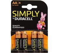 Miscellaneous MISBATAA Duracell AA Simply Battery (Pack of 4)