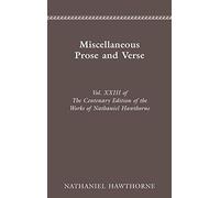 Miscellaneous Prose and Verse (v. 23) (Works)