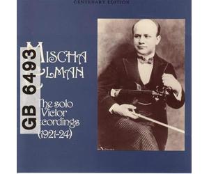 Mischa Elman - Solo Victor Recs Vol 4