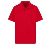 Mischief Age 1-15 Polo Shirt Short Sleeve 20 + Colours Childrens Boys Girls School Uniform P.E. Bright Red