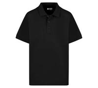 Mischief Age 1-15 Polo Shirt Short Sleeve 20 + Colours Childrens Boys Girls School Uniform P.E. Jet Black