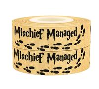 Mischief Managed Map Harry Potter Ribbon 22mm x 2m Gift Wrap & Cake Decor