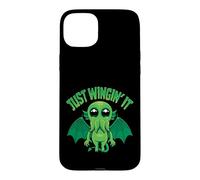 Mischief Sea Monster Just Wingin’ It with Cosmic Chaos Case for iPhone 15 Plus