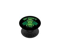 Mischief Sea Monster Just Wingin’ It with Cosmic Chaos PopSockets Adhesive PopGrip