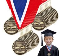 Misdary 32 Pack 5th Grade Graduation Gifts, Elementary Primary School Graduation Medal with Neck Ribbon for Student Congrats Grade Party Favor Supplies Gifts Bulk Class Graduates Award
