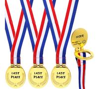 Misdary Last Place Medal Toilet Seat Flip Cover Design Loser Award Funny 1.6 Inch Wide Toilet Medal with Webbing Last Place Trophy for Competitions Between Friends Game Rewards Funny Supplies (1 Pcs)