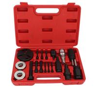 MISDBOUBM 18 - Piece AC Clutch Removal Tool Kit, Automotive Air Conditioner Compressor Clutch Puller Set with Stainless Steel Jaw and Aluminum Alloy Body, for Car Repair Mechanics