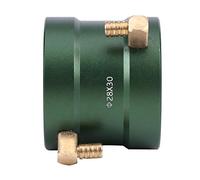 MISDBOUBM 28mm Water Cooling Jacket for 2430/2440/2445 RC Motor, Green Metal RC Boat Water Cooled Kit with M4 Copper Mouth, High Heat Dissipation Accessory for Brushless Motors