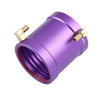 MISDBOUBM Metal Water Cooling Jacket for 4074 4082 RC Motor, RC Boat Water Cooled Jacket with M5 Copper Ports, High - Grade Durable Metal Heat Dissipation Kit for RC Racing Boats