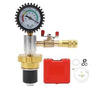 MISDBOUBM Vacuum Antifreeze Change Fill Kit, Pneumatic Radiator Cooling System Vacuum Coolant Refill Tool for Car Van SUV Truck, ABS+Rubber+Brass Construction with 151cm Hose and 3 Rubber