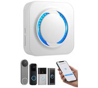MISDUOCOCO Wireless Doorbell Chime Extender for Ring Blink Google Nest | Smart Doorbell Booster,2.4GHz Wi-Fi,Easy to Setup, No Range Limits, Works with Alexa , 5 Volumes ,58Tones,for Large Homes