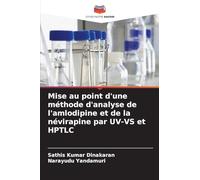 Mise au point d'une méthode d'analyse de l'amlodipine et de la névirapine par UV-VS et HPTLC