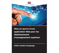 Mise en oeuvre d'une application Web pour les établissements d'enseignement supérieur