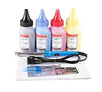 Misee Toner Refill Kit Compatible for HP 204A 204X CF510A Color M180fw M180nw M180n M154 M154a M154nw M181 M181fw 4-Pack(with Tools)