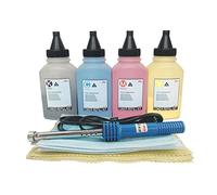 Misee Toner Refill Kit for HP 206A 206X W2110A W2110X for HP Color Laserjet Pro M255dw MFP M283fdw M283cdw M283 M255 Printer 4-Pack(with Tools)