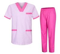 MISEMIYA Casaca Y Pantalón Unisex Uniformes 8178 Jacket and Trousers Sanitary, Conjuntos Sanitarios T817 Fucsia, M
