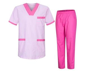 MISEMIYA Casaca Y Pantalón Unisex Uniformes 8178 Jacket and Trousers Sanitary, Conjuntos Sanitarios T817 Fucsia, M
