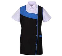 MISEMIYA Kitchen Apron MZ-631 for Women, Cleaning Apron 631-11 Blue, M