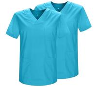 MISEMIYA Lot De 2 Housses Sanitaires Unisexes Bz-2-817 Pack 2 Pcs-Sanitary Shirt 2-817, Cyan, XXL (Pack of 2)