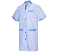MISEMIYA Unisex_Adult Robe Lab Gown BZ-816, Sky Blue 68, M