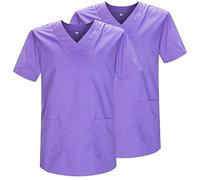 MISEMIYA - Pack 2 Pcs - Sanitary CASACA Unisex Sanitary Uniforms Sanitary Uniform Medical Uniform - Ref. 817 * 2 - Large, Lilac 21