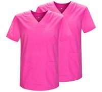 MISEMIYA - Pack 2 Pcs - Sanitary CASACA Unisex Sanitary Uniforms Sanitary Uniform Medical Uniform - Ref. 817 * 2 - Large, Fuchsia 21