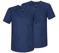 MISEMIYA - Pack 2 Pcs - Sanitary CASACA Unisex Sanitary Uniforms Sanitary Uniform Medical Uniform - Ref. 817 * 2 - Small, Navy Blue 21