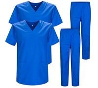 MISEMIYA - Pack * 2 Pcs - Uniforms Unisex Scrub Set - Medical Uniform with Scrub Top and Pants - Ref.2-8178 - 5XL, Royal Blue 22