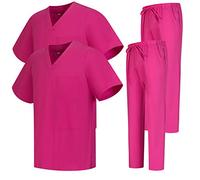 MISEMIYA - Pack * 2 Pcs - Uniforms Unisex Scrub Set - Medical Uniform with Scrub Top and Pants - Ref.2-8178 - Large, Fucisa 68