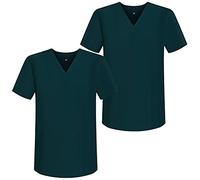 MISEMIYA Pack 2-Unisex Jacket Sanitary Uniforms Shirt, Green 68, M (Pack of 2)