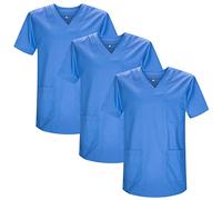MISEMIYA - Pack 3 Pcs - Sanitary CASACA Unisex Sanitary Uniforms Sanitary Uniform Medical Uniform - 3XL, Light Blue 21