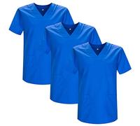 MISEMIYA - Pack 3 Pcs - Sanitary CASACA Unisex Sanitary Uniforms Sanitary Uniform Medical Uniform - X-Small, Royal Blue 21