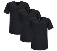 MISEMIYA - Pack 3 Pcs - Sanitary CASACA Unisex Sanitary Uniforms Sanitary Uniform Medical Uniform - XX-Large, Black 21