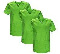 MISEMIYA - Pack 3 Pcs - Sanitary CASACA Unisex Sanitary Uniforms Sanitary Uniform Medical Uniform - XX-Large, Apple Green 21