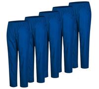 MISEMIYA Paquetes de 5 Unidades-Pantalón Sanitarios Unisex Bz-5-8312 Work Utility Pants, Blue 37, S (Pack of 5)