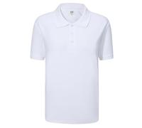 MISEMIYA Polo 200 Polo Shirt Unisex Adult (Pack of 1), White, L