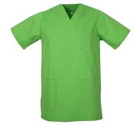 MISEMIYA - Scrub Top Unisex Scrubs - Medical Uniform V-Neck Tunic Scrub Top 817 - Medium, Apple Green