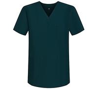 MISEMIYA - Scrub Top Unisex Scrubs - Medical Uniform V-Neck Tunic Scrub Top BZ-6801 - Large, Green 68