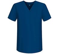 MISEMIYA - Scrub Top Unisex Scrubs - Medical Uniform V-Neck Tunic Scrub Top BZ-6801 - Medium, Navy Blue 68
