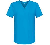 MISEMIYA - Scrub Top Unisex Scrubs - Medical Uniform V-Neck Tunic Scrub Top BZ-6801 - XX-Large, Light Blue 68
