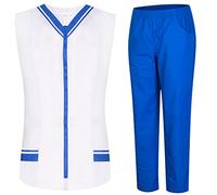 MISEMIYA - Scrubs Set for Women - Medical Uniform Women with Shirt and Pants 818-8312 - Medium, Royal Blue