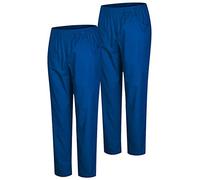 MISEMIYA - Set of 2 - Uniforms Medical Scrub Pants Unisex - Hospital Uniform Trousers - Ref.8312-4XL, Blue 37 21