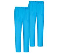 MISEMIYA - Set of 2 - Uniforms Medical Scrub Pants Unisex - Hospital Uniform Trousers - Ref.8312 - Medium, Light Blue 68