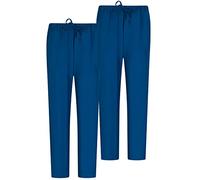 MISEMIYA - Set of 2 - Uniforms Medical Scrub Pants Unisex - Hospital Uniform Trousers - Ref.8312 - Medium, Navy Blue 68