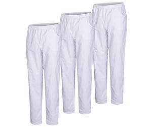 MISEMIYA - Set of 3 - Uniforms Medical Scrub Pants Unisex - Hospital Uniform Trousers - Ref.8312 - X-Large, White 21